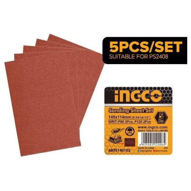Ingco AKFS140102 Sanding Sheet Set for PS2408 - KHM Megatools Corp. Ingco AKFS140102 Sanding Sheet Set for PS2408 - KHM Megatools Corp.